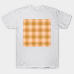 Gingham Orange - Pink T-Shirt